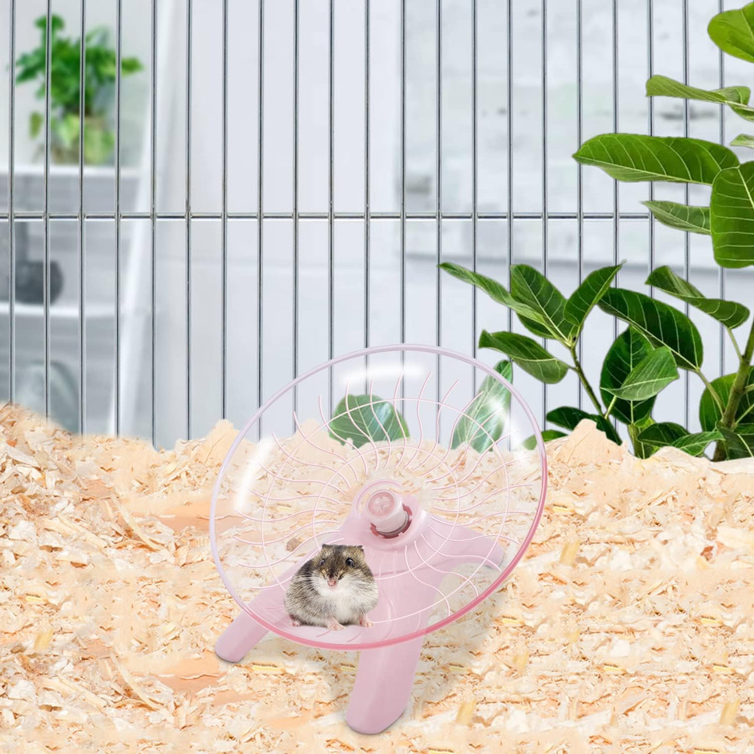 Wontee Hamster Water Bottle Water Dispenser Hamster Silent Exercise