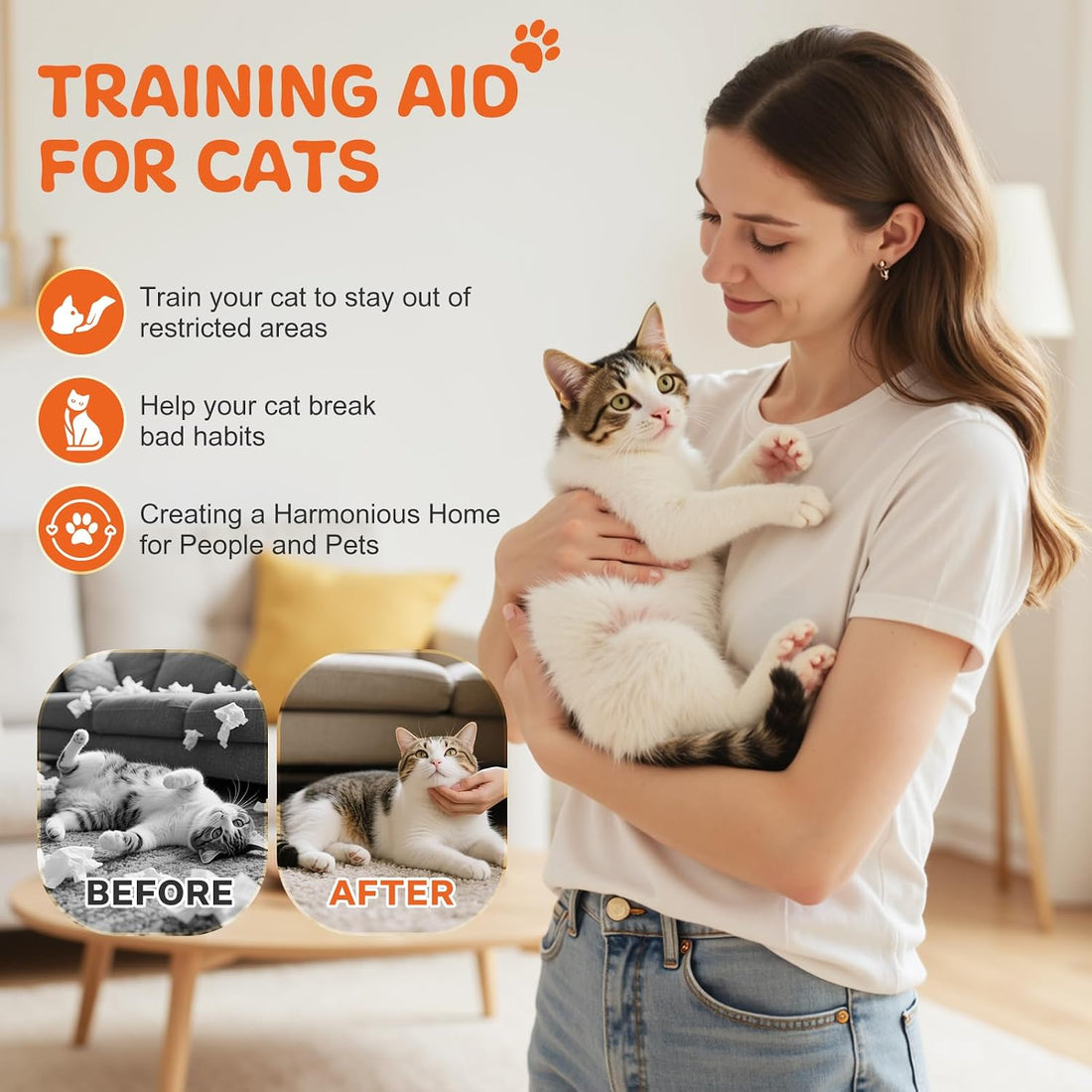 Cat Deterrent Spray for Furniture Protection