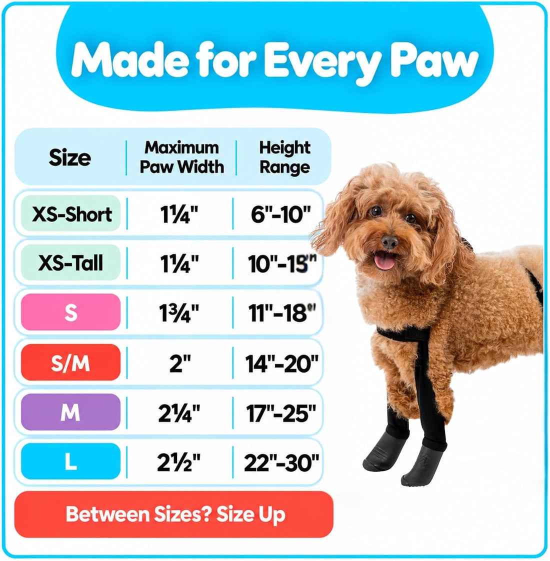Walkee Paws Dog Snow Boots for Winter, Booties & Leggings