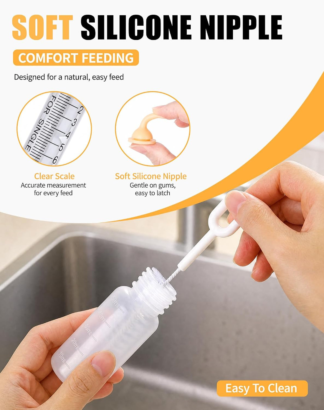 Pet Feeding Kit for Newborn Kitten,Puppy & Small Animals, 15Pcs
