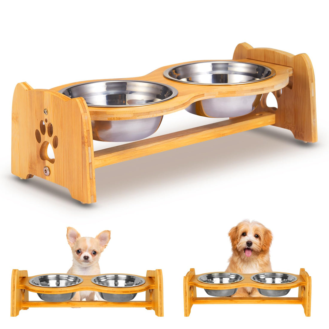 X-ZONE PET Elevated Dog Bowls for Cats and Dogs