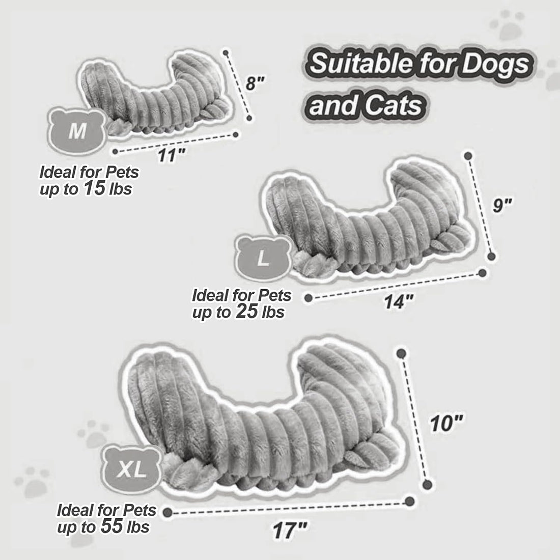 Dog Calming Pillow,Soft and Neck-Friendly,Washable Pet Neck