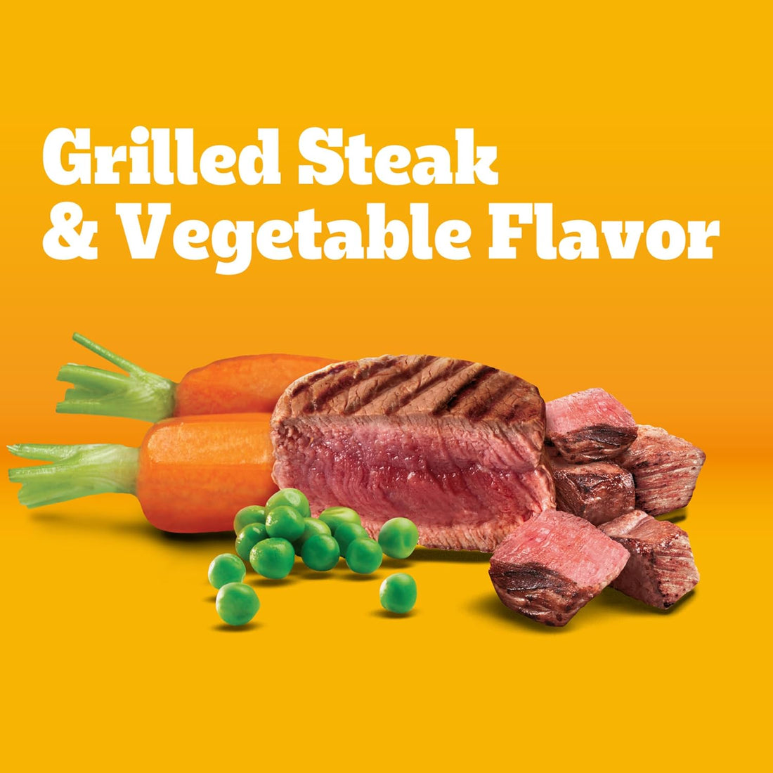 Pedigree Small Dogs Dry Dog Food, Grilled Steak and Vegetable, 14 lb