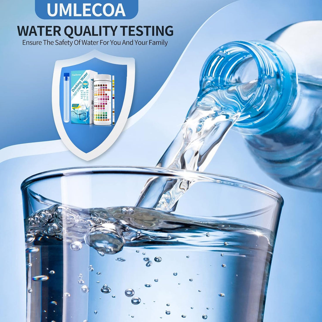 16 in 1 Water Test Kit with 125 Test Strips for Home Water Quality