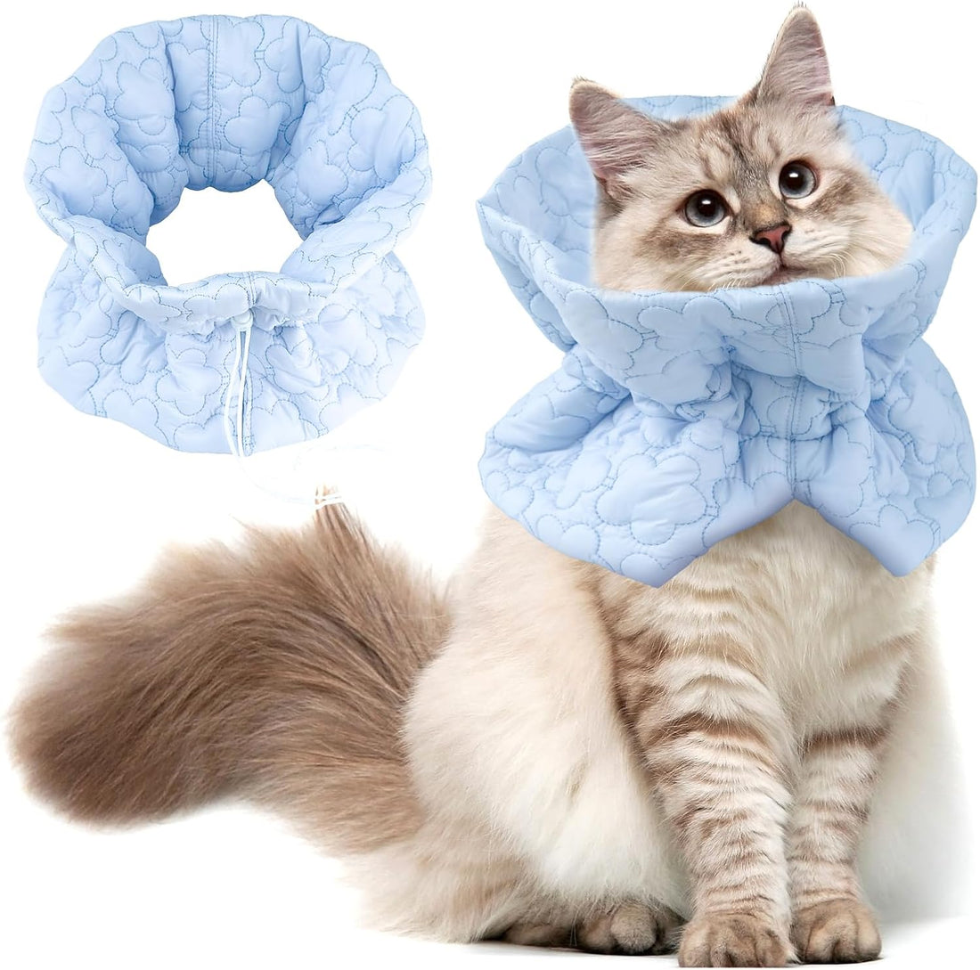 Cat Recovery Collar, Soft Adjustable Cat Cone Alternative