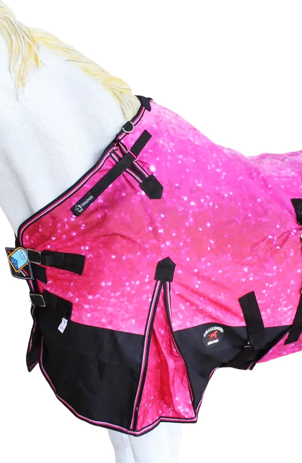 72" Challenger 1200D Turnout Lightweight Rain Horse Winter Blanket