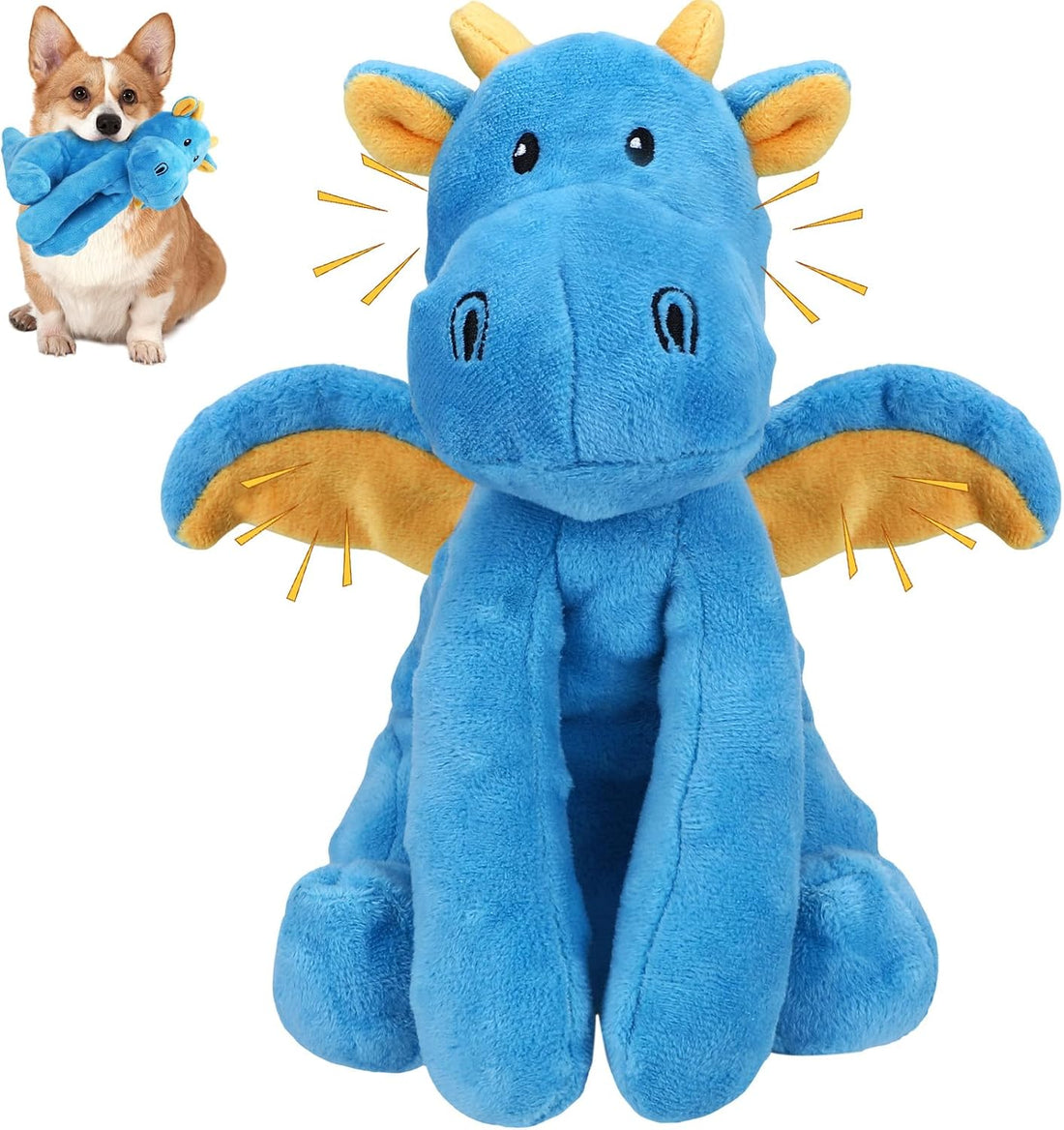 Letsmeet Dog Toys for Large Plush Dog Chew Toy with Squeaker