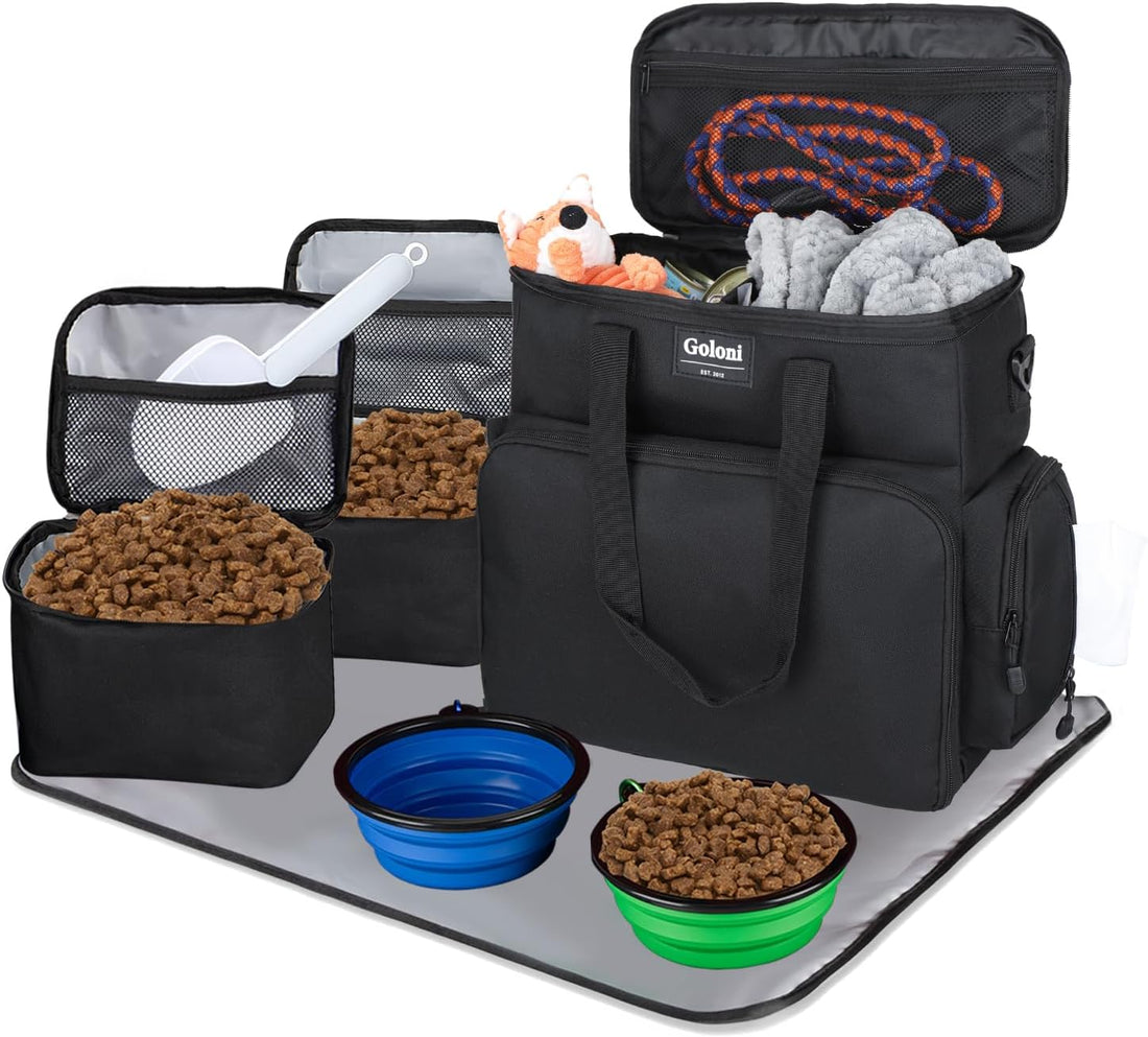 Dog Travel Bag Airline Approved–Pet Travel Tote with Collapsible