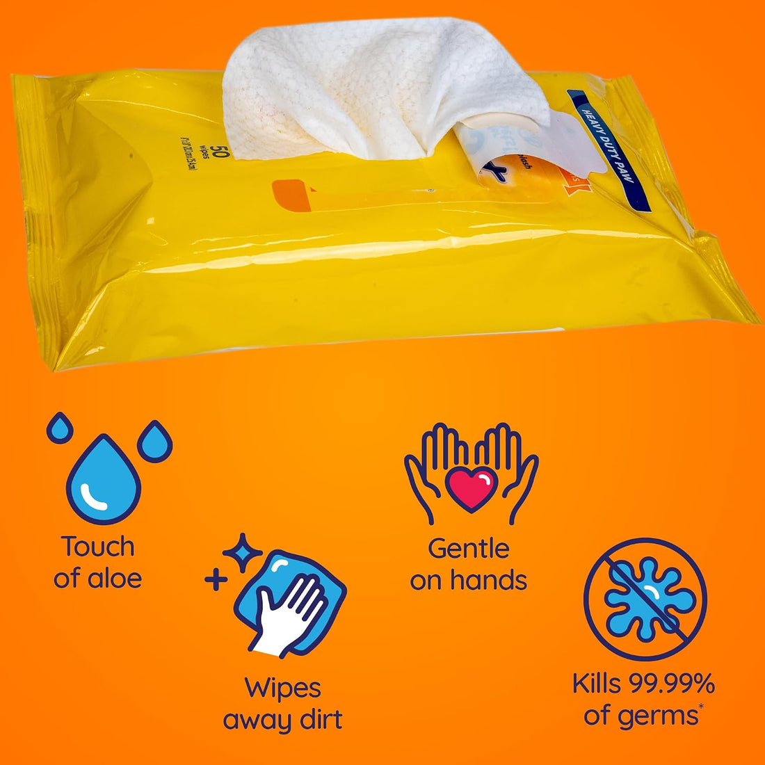 Wet Ones for Pets Antibacterial Dog Wipes, Tropical Splash