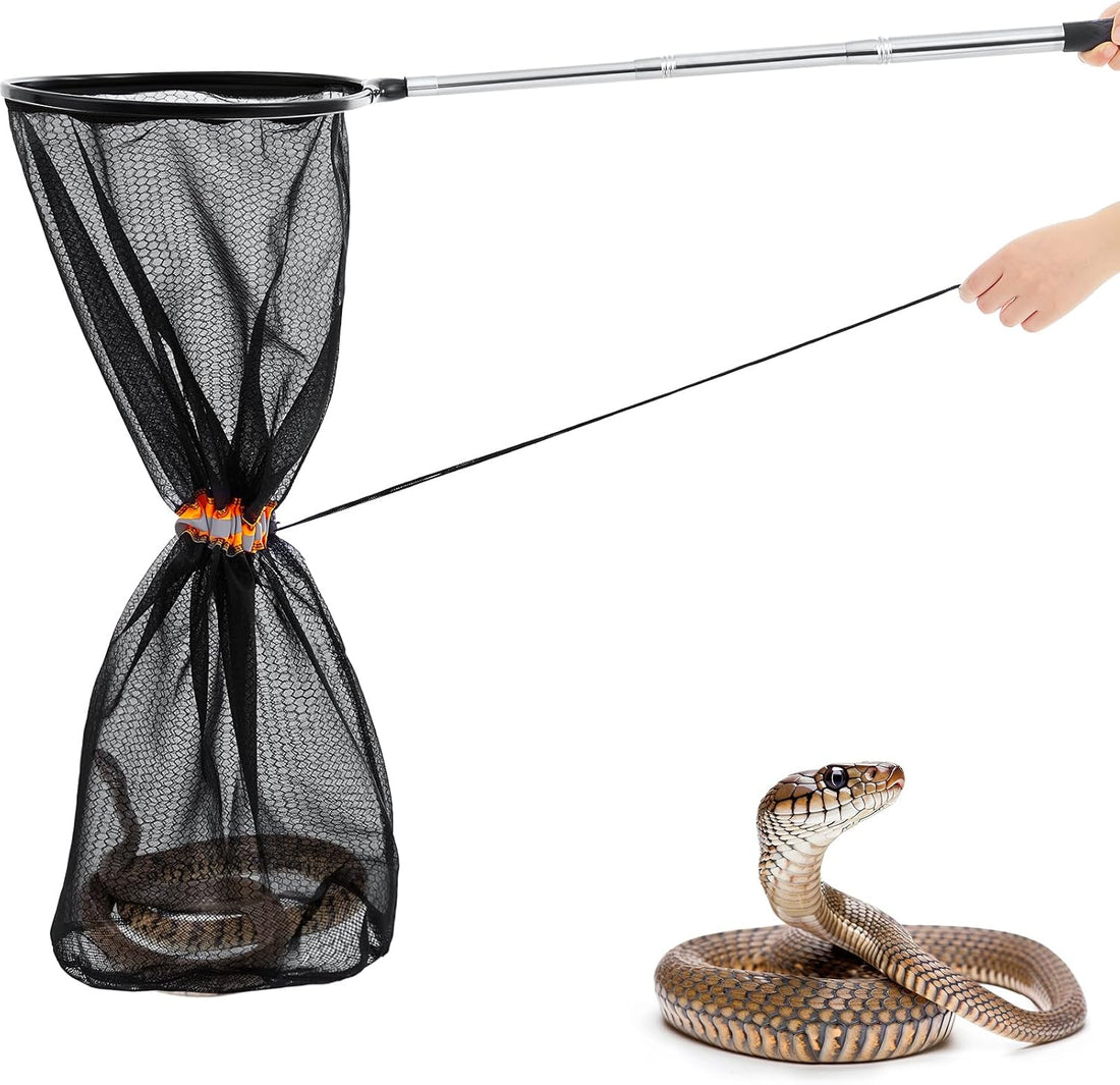 Qualirey Snake Catcher Net Rattlesnake Grabber Snake Grabber Tool