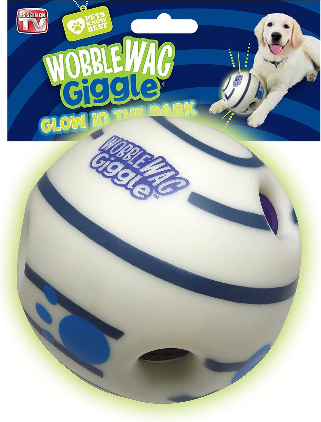 Wobble Wag Giggle Ball, Interactive Dog Toy