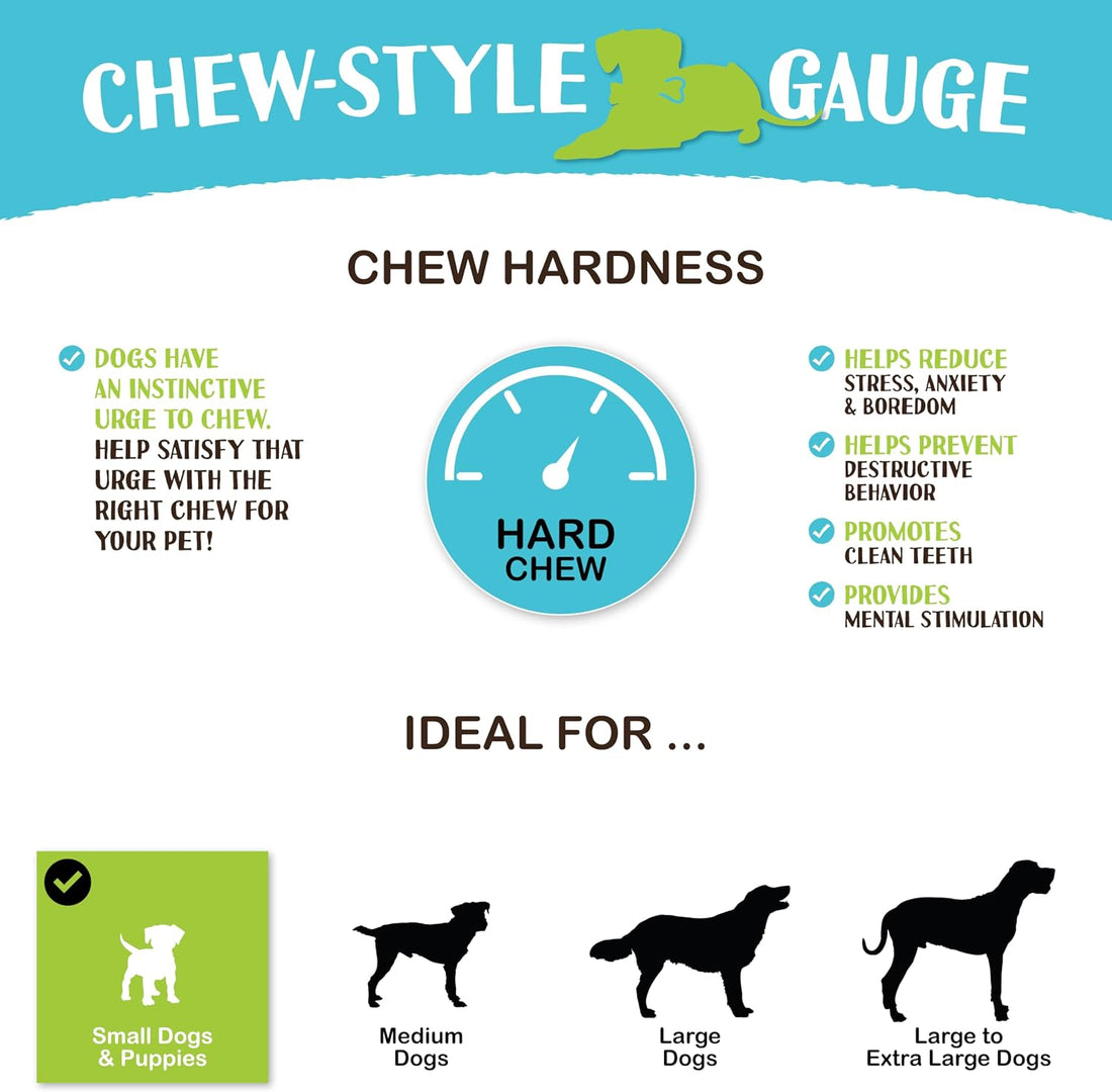 Raw Paws Thin Bully Sticks for Small Dogs, 6-Inch - Low Odor