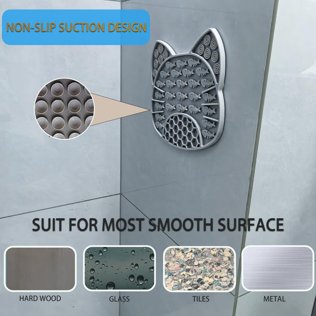 Lick Mat for Dogs and Cats, Anxiety Relief Licking Pad