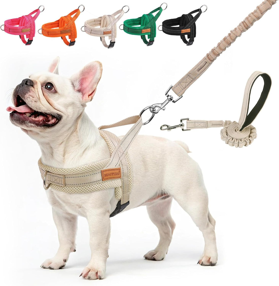 BEAUTYZOO Dog Harness Medium Sized and Leash Set