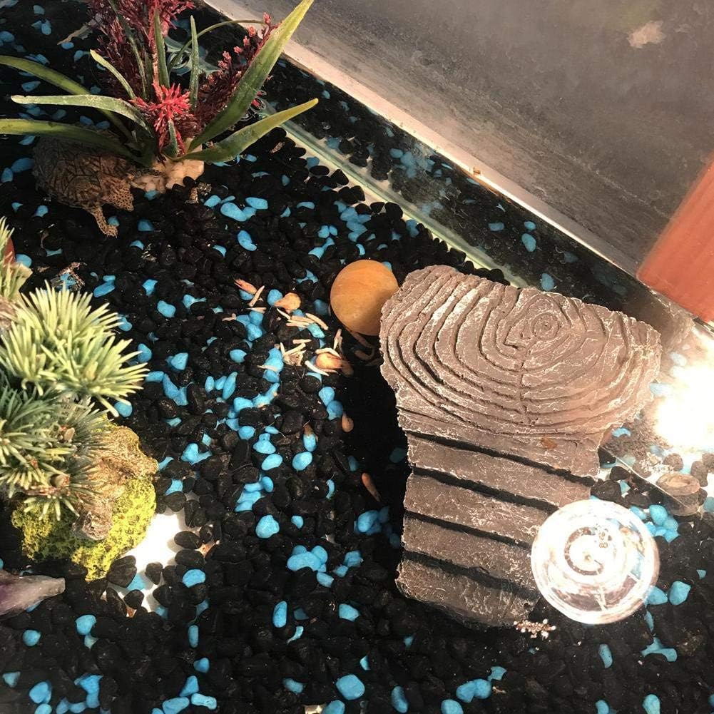 Reptile Basking Rock Tank Ornament Lizard Gecko Turtle Climbing