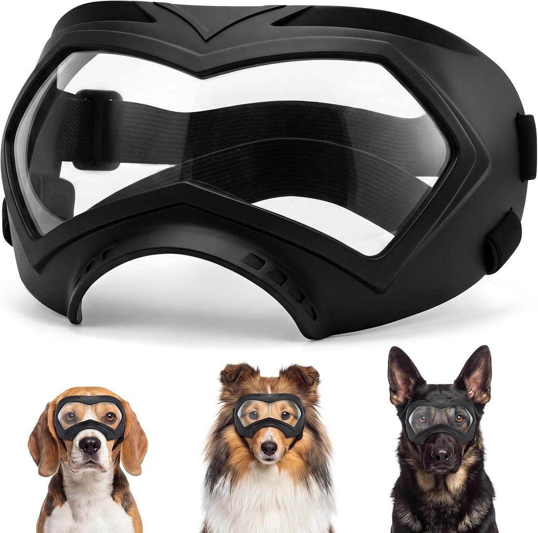 Dog Goggles for Large Dogs Eye Protection Wide Snout