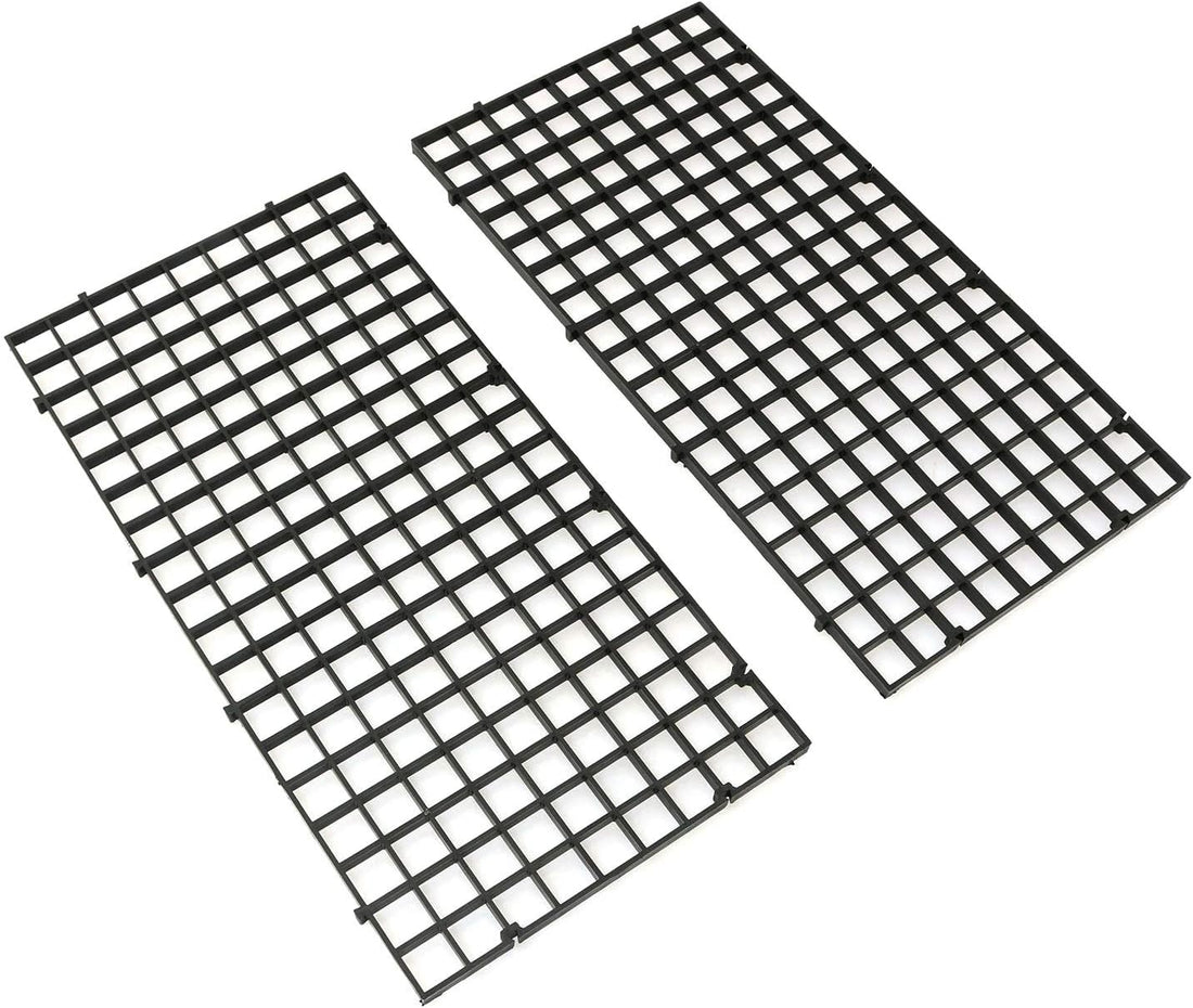 RLECS 2pcs 30cm x 15cm Plastic Grid Divider Tray Egg Crate Louvre