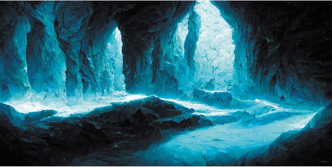 AWERT 48x24 in Rock Cave Aquarium Backdrop Rock Pillar Fish Tank
