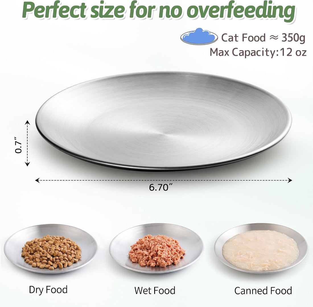 WROSWT 304 Stainless Steel Cat Bowls