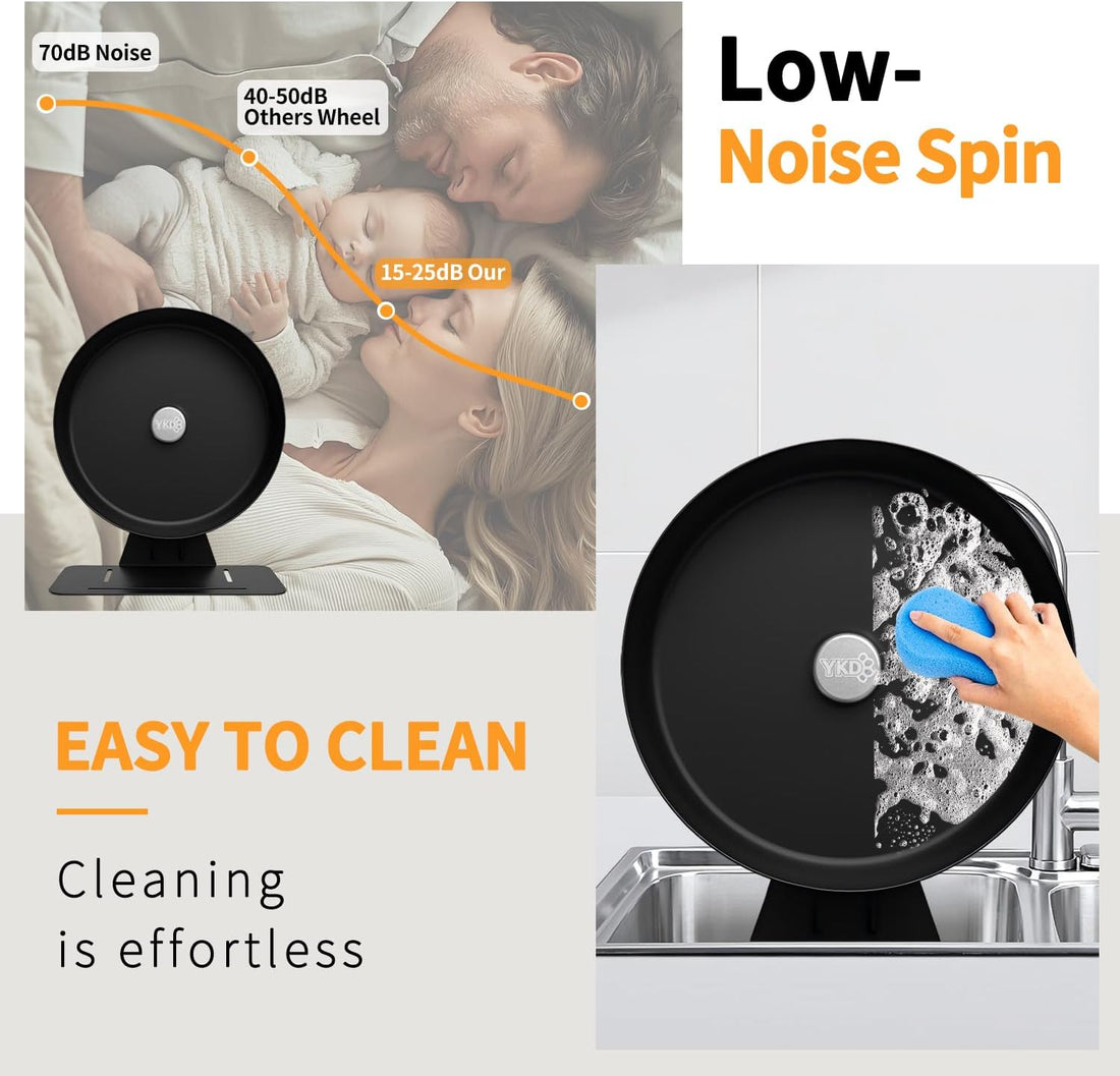 11.8" Aluminum Alloy Silent Hamster Exercise Wheel