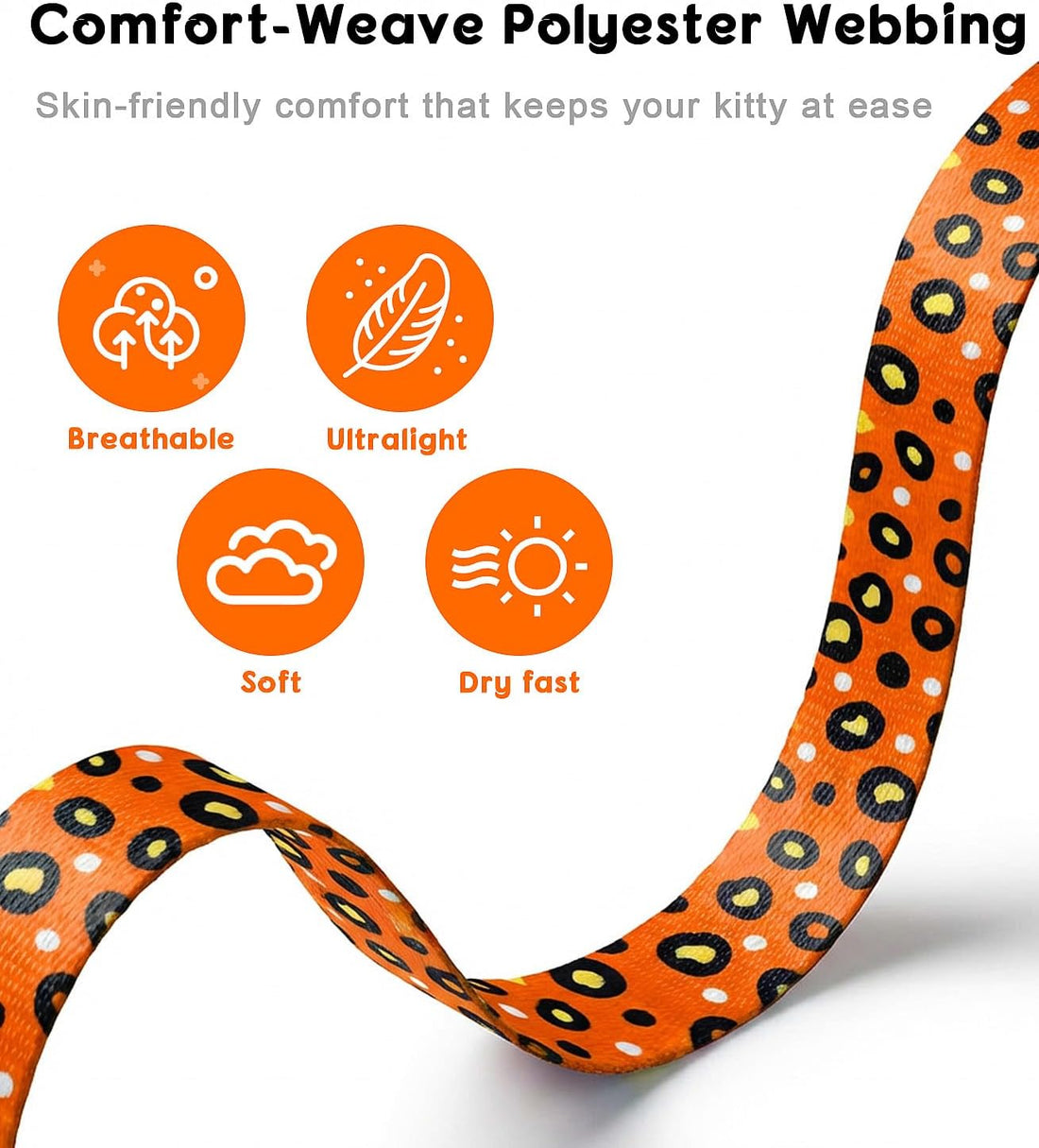 Halypet Cat Harness and Leash Set