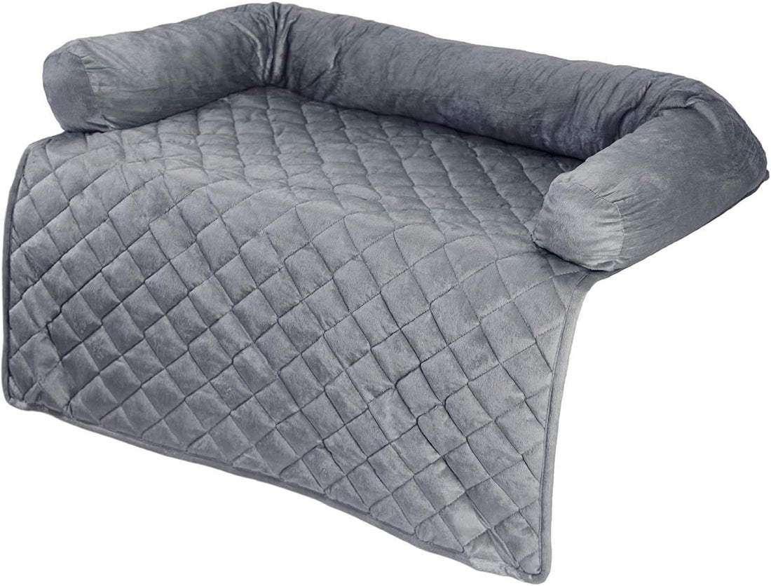 Couch Cover for Dogs - 35x35 Pet Furniture Protector with Memory Foam