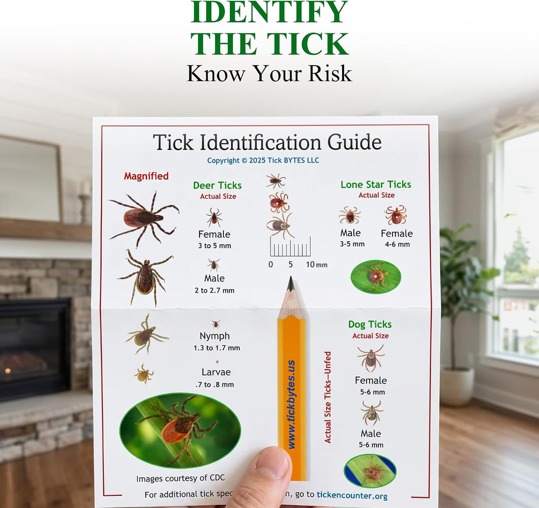TickBYTES Tick Removal Kit, Stainless Steel Tweezers with Magnifier