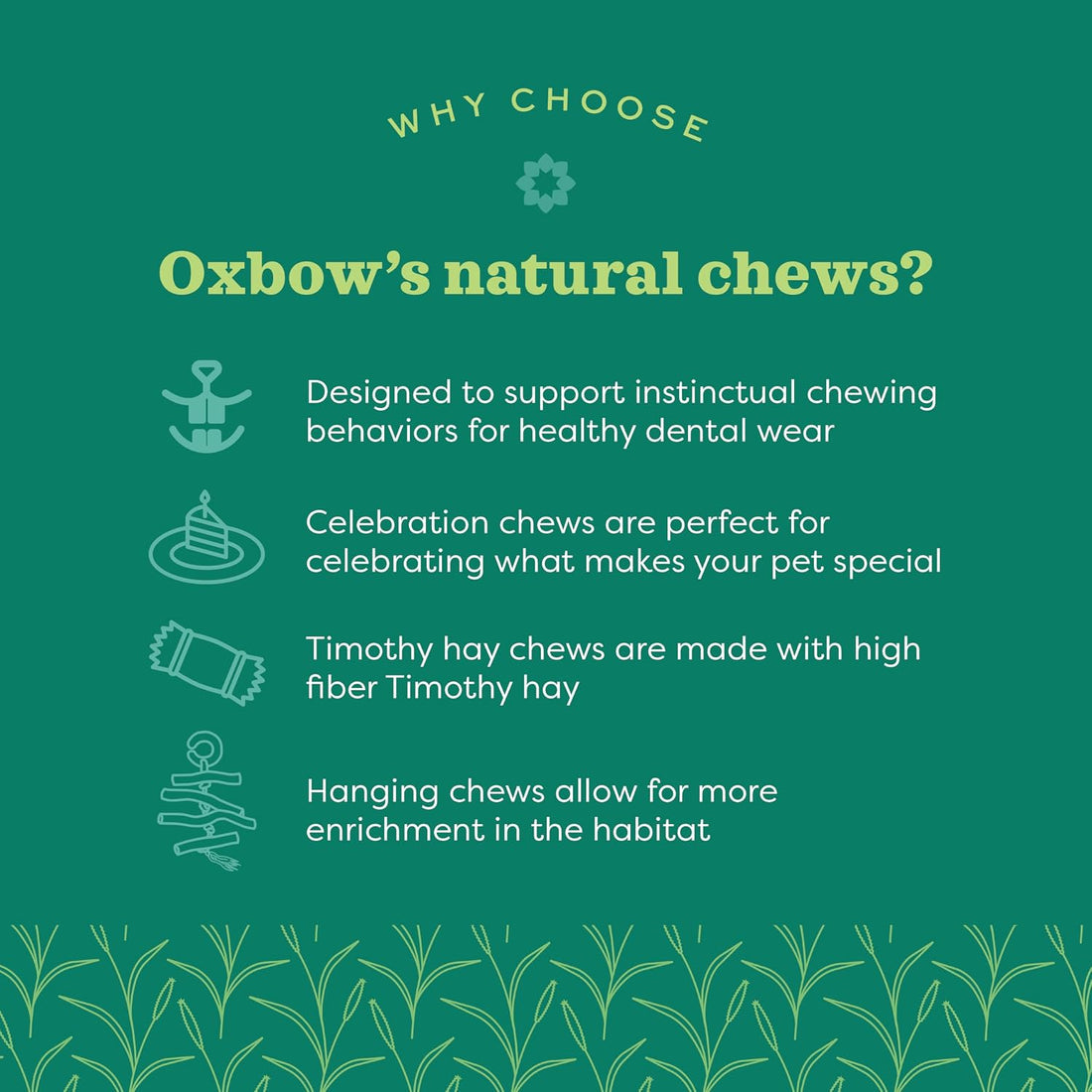 Oxbow Apple Stick Dangly, Rabbit & Guinea Pig Toy