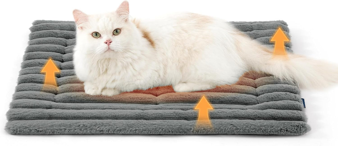 Bedsure ComfyFleece® Self Warming Cat Bed Mat,Small Pet Self Heating