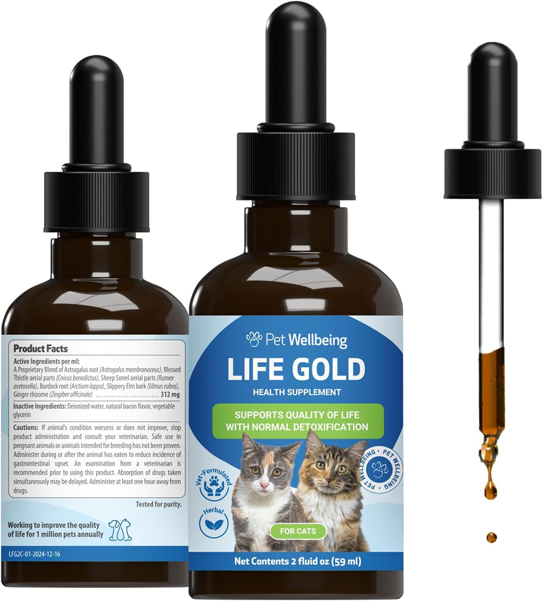 Pet Wellbeing Life Gold for Cats