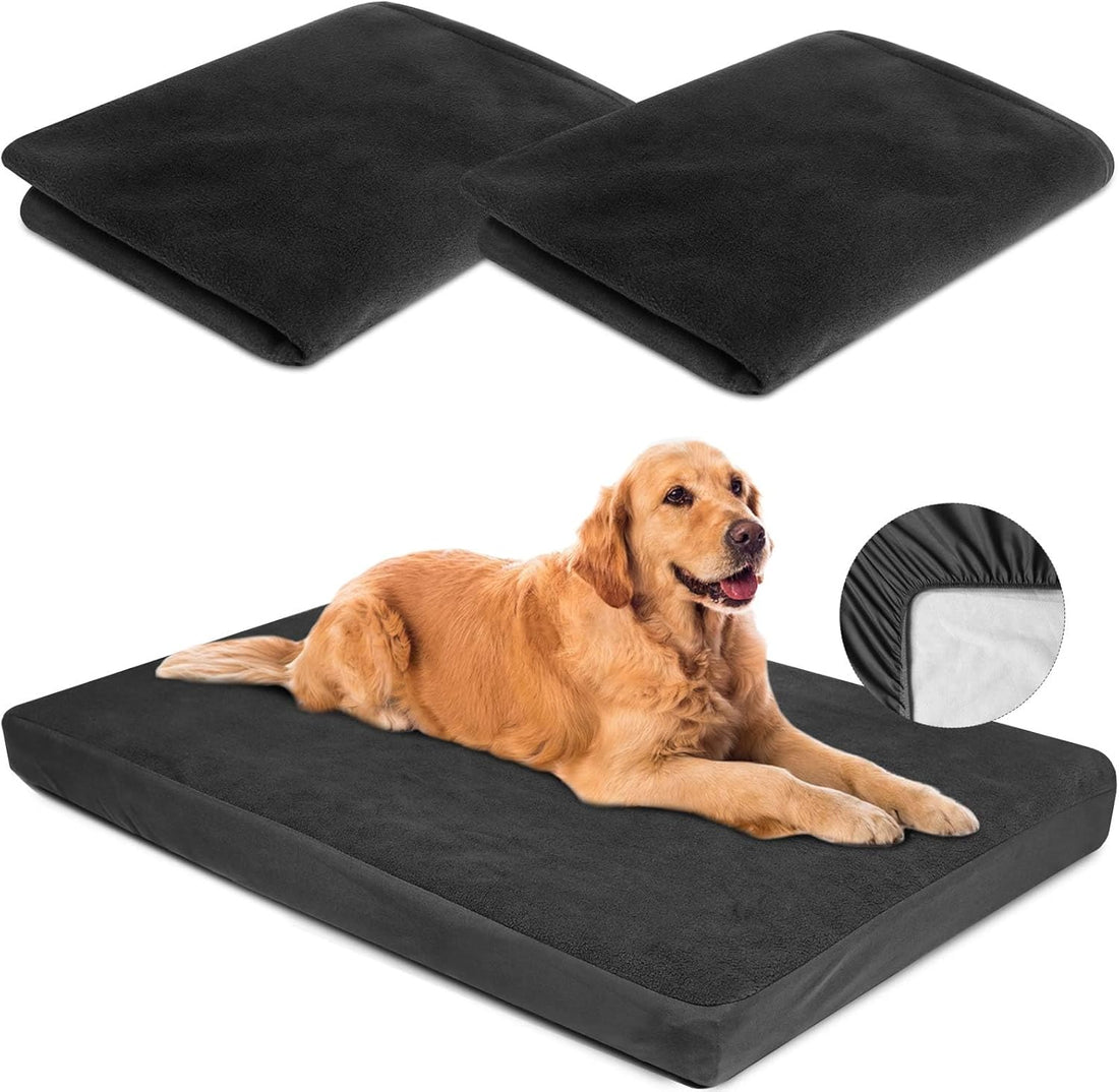 Dog Bed Covers Replacement Waterproof for Dog Bedding Washable Grey 2