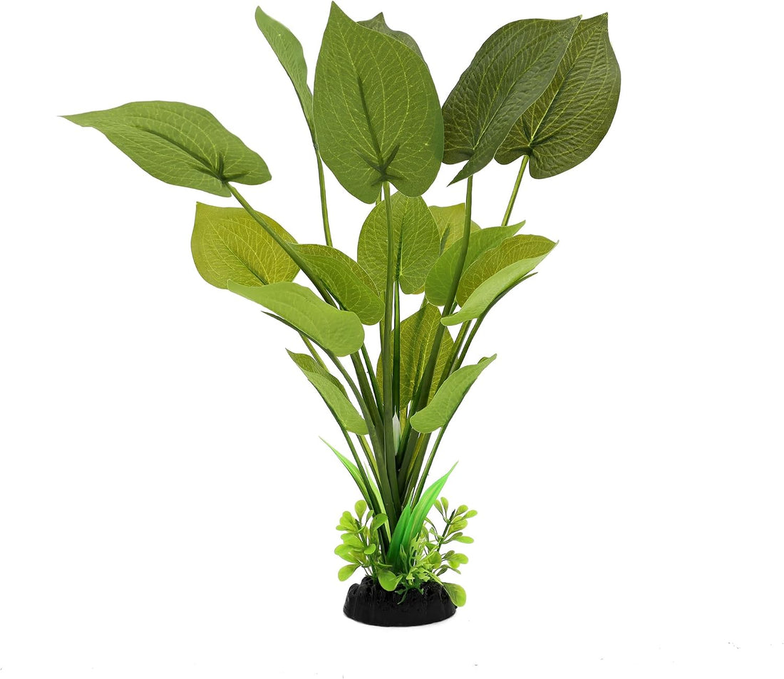 ALEGI Silk Aquarium Plants, 12 Inch Artificial Silk Plants Decorations