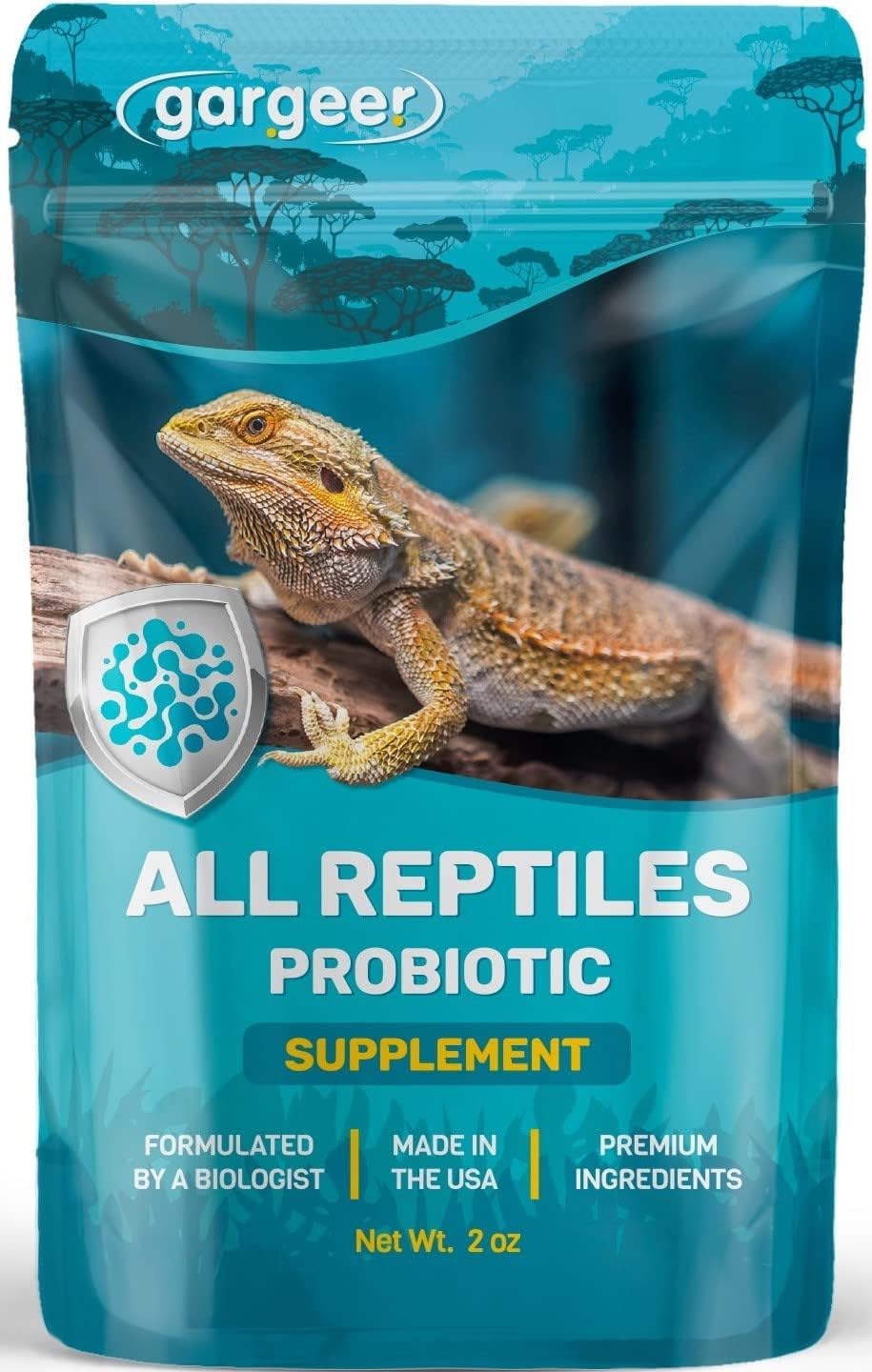 Gargeer 2oz All Reptile Probiotics. Improved Appetite & Digestion.