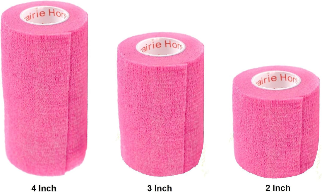 2 Inch Self Adhesive Bandage Wrap & Athletic Tape - 2Pk