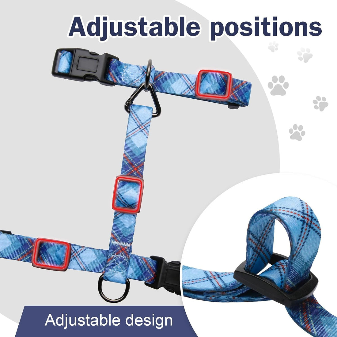 Hikiko Escape-Proof Cat Harness and Leash Set for Walking