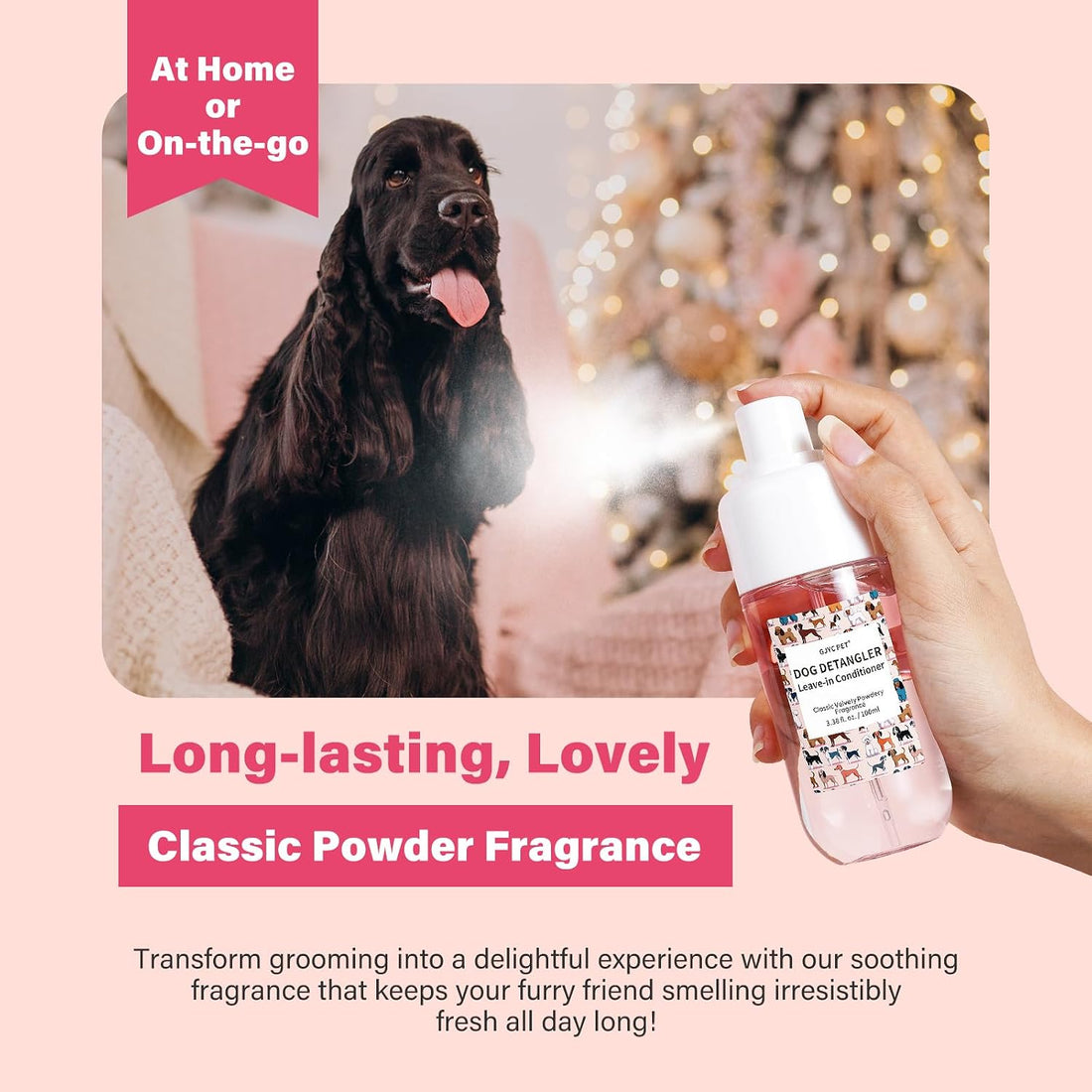 Dog Detangler & Dematting Spray - Leave-in Conditioner