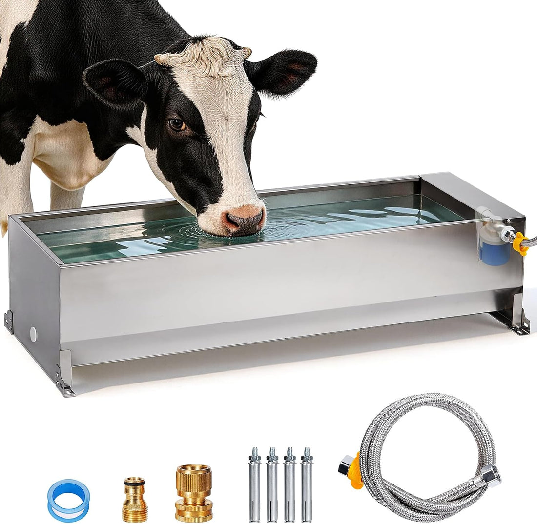 Automatic Livestock Water Trough Large Capacity Outdoor 2 Gallon