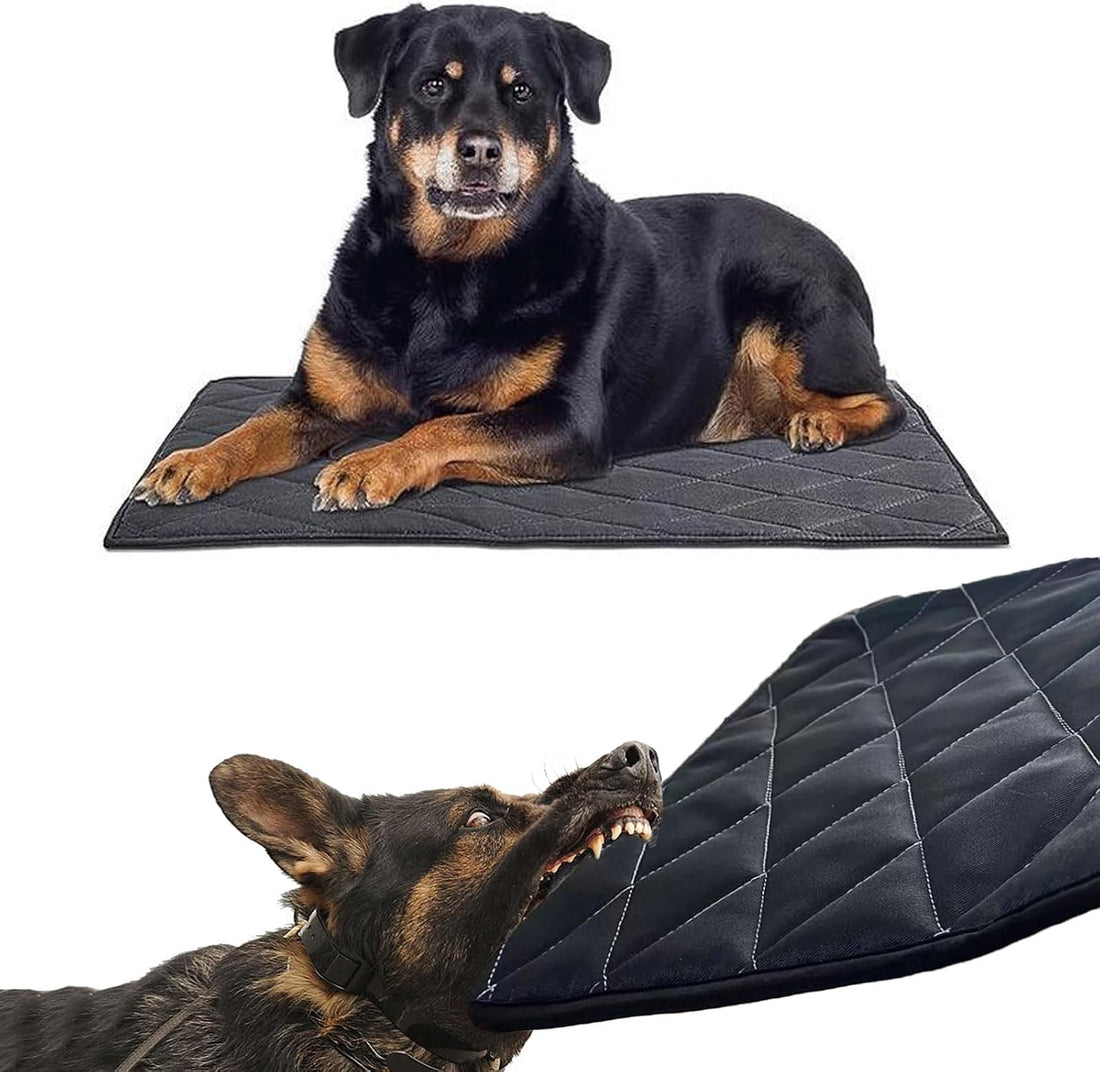 Chew Proof Dog Crate Pad, Indestructible Kennel Mat for Aggressive
