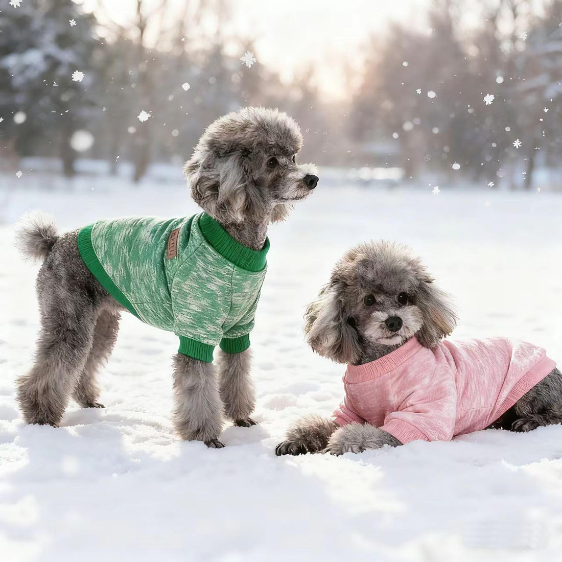 3 Pack Dog Sweaters for Small Dogs Soft Warm Winter Clothes for Puppy