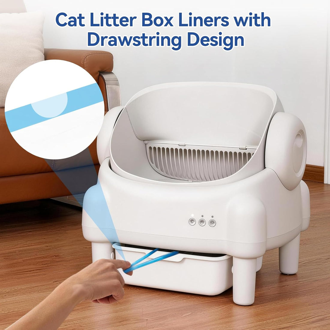 Automatic Litter Box Bags 26"x11.8" for Cmg Fmo Fstg Paru