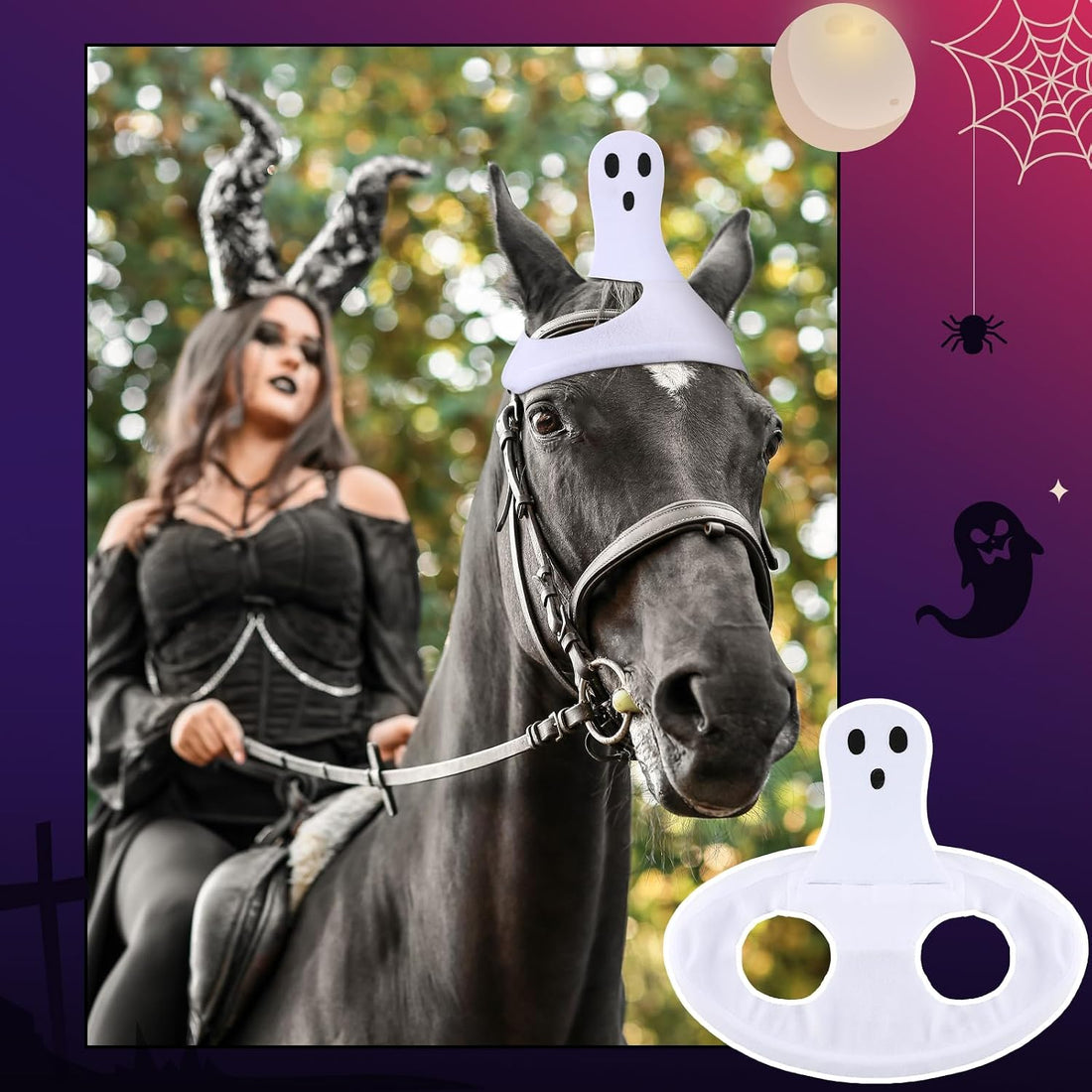Dansydaisy 5 Pack Horse Halloween Ghost Costume Accessory Set