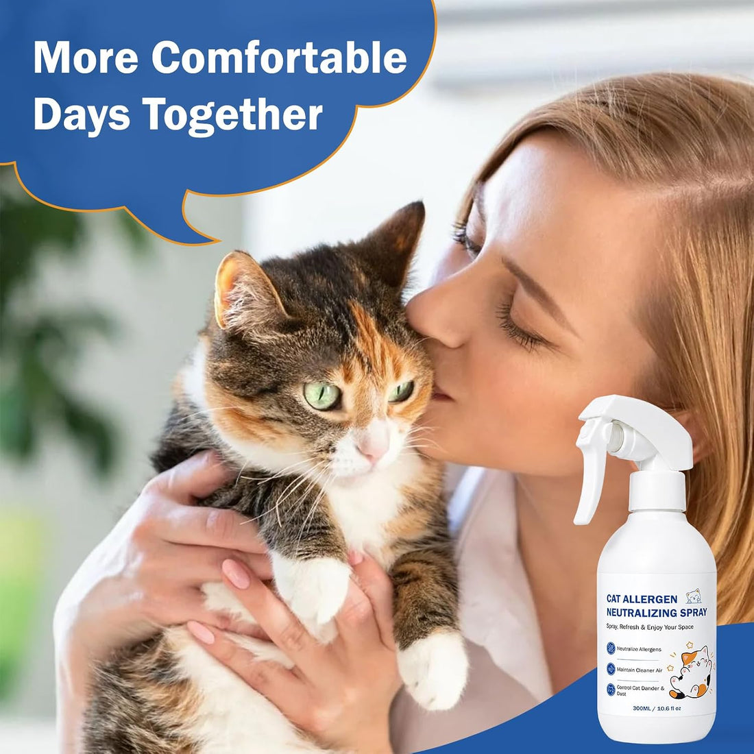Cat Allergen Neutralizing Spray for Humans