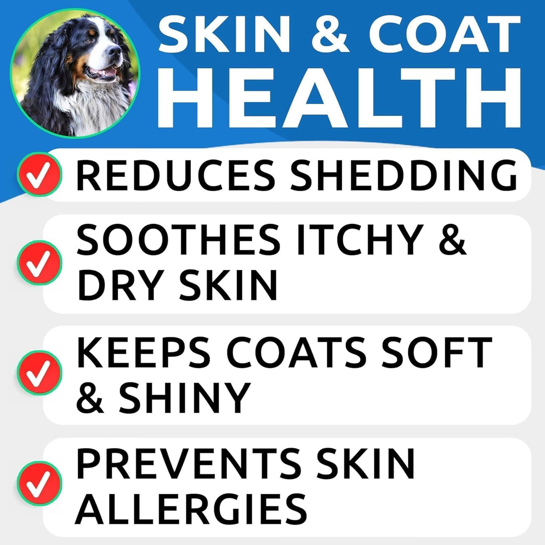 BARK&SPARK Omega 3 for Dogs - 180 Fish Oil Treats for Dog Shedding