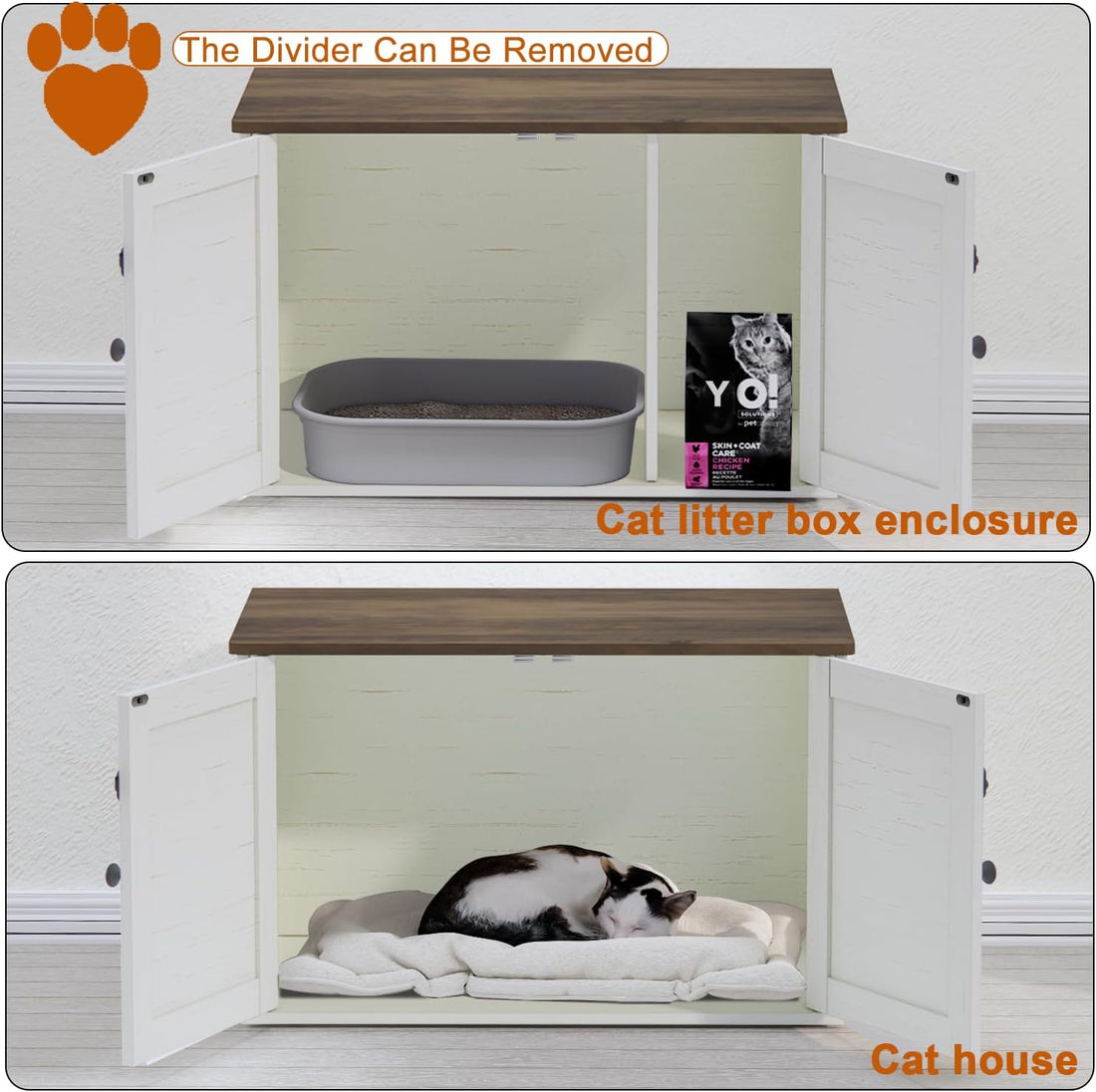 Timberer Cat Litter Box Enclosure