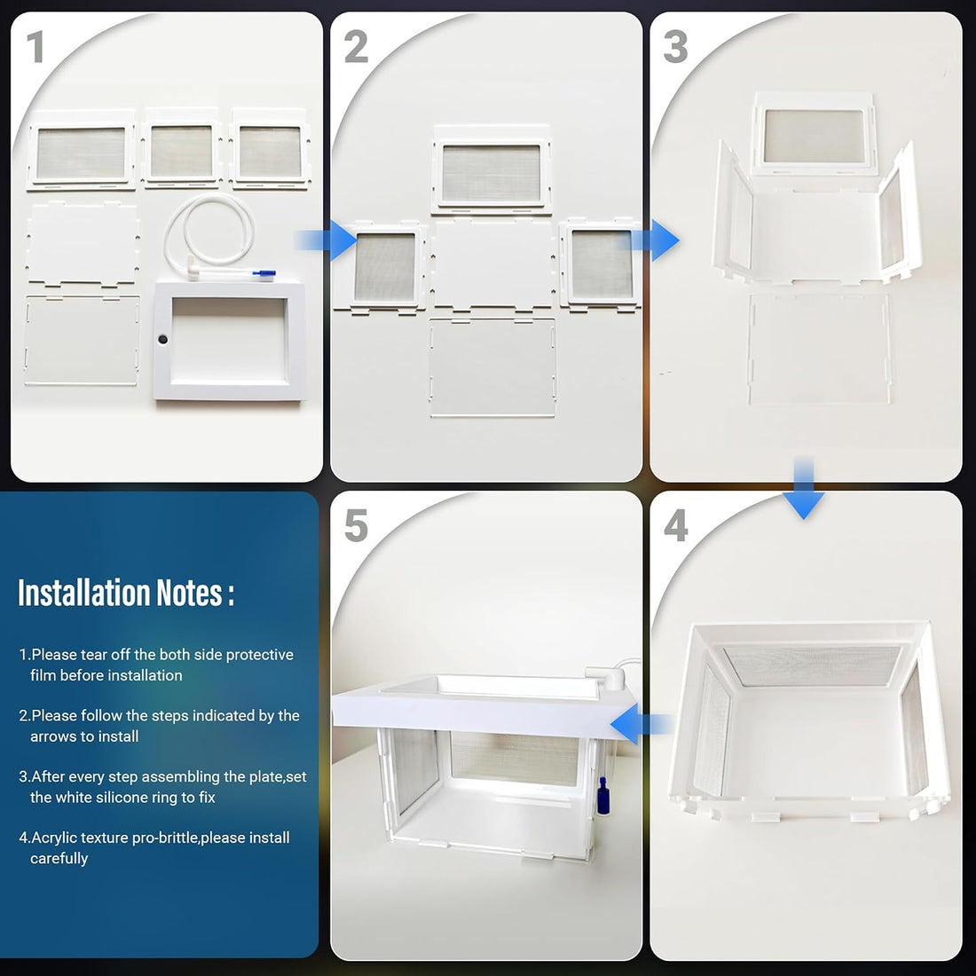 Floating Aquarium Breeder Box, Fish Acclimation & Isolation Tank