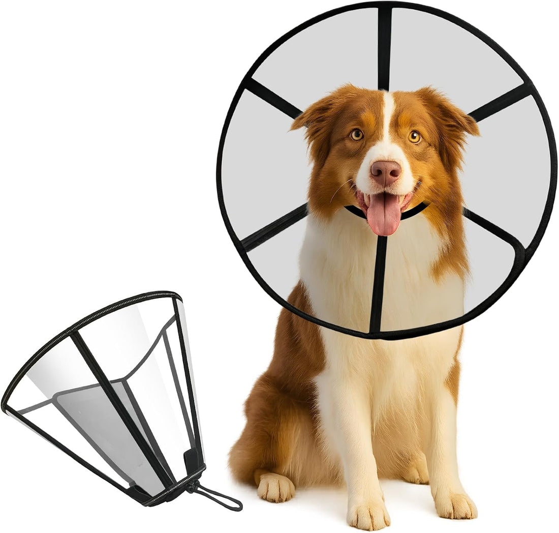 Soft Dog Cone Collar to Stop Licking for Post-Surgery Recovery