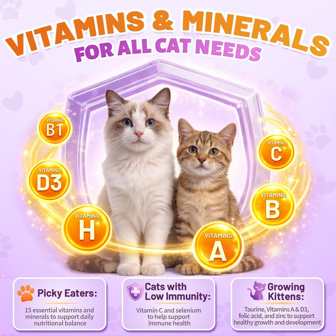 Taurine for Cats Vitamins Treats