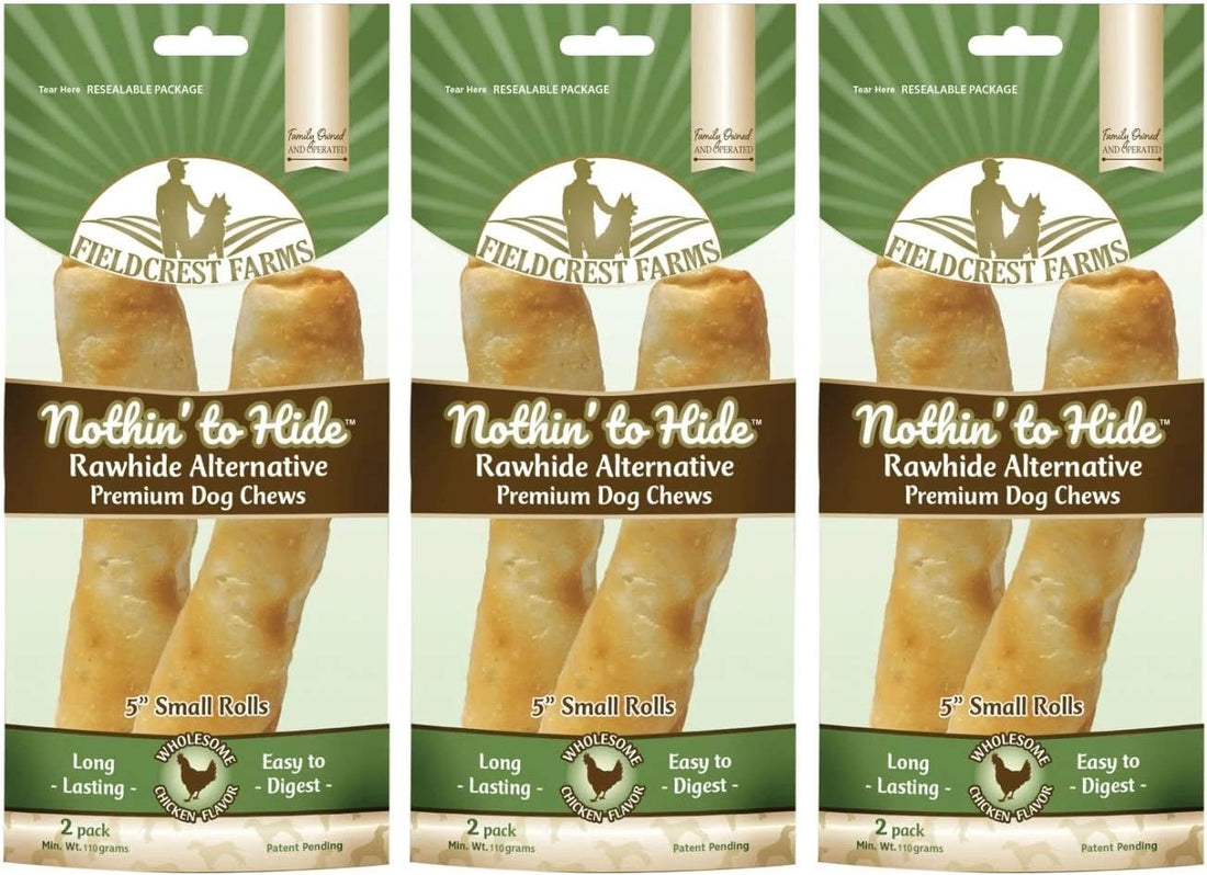Fieldcrest Farms Nothing to Hide Natural Rawhide Alternative 5''