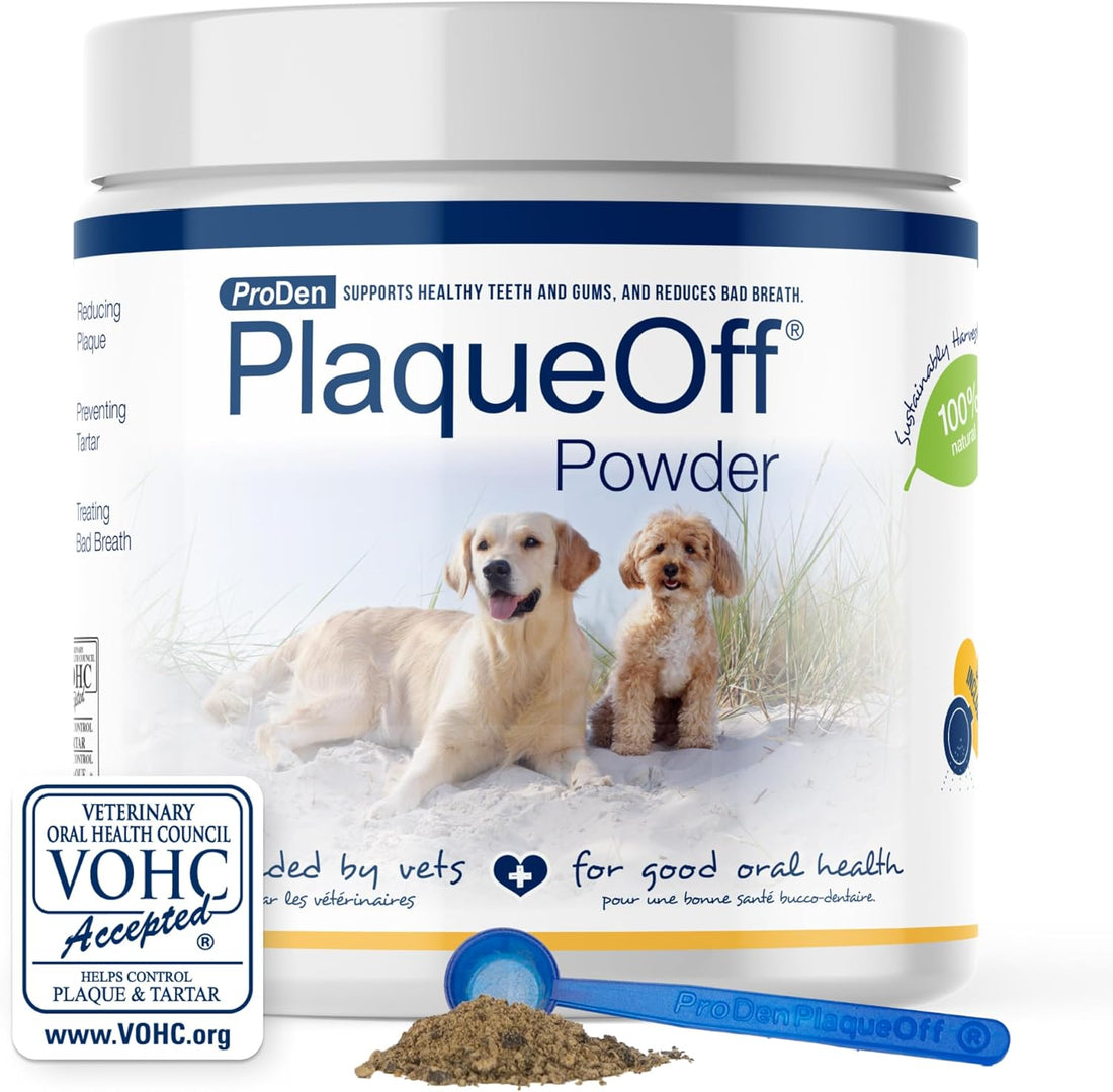 ProDen PlaqueOff Powder - Cat & Dog Tartar and Plaque Remover - 420g
