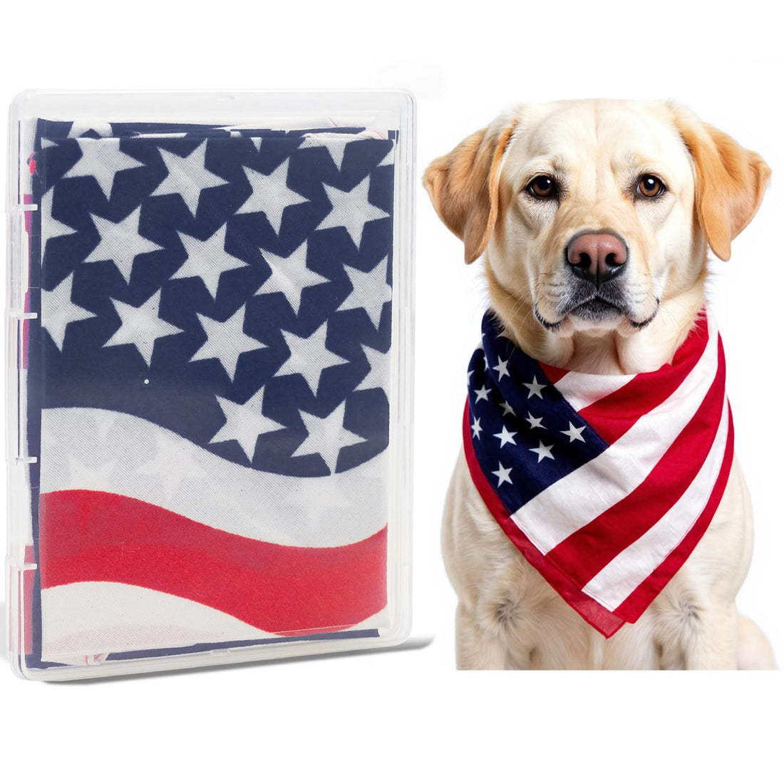 Dog Bandanas XLarge 2PCS in Storage Box